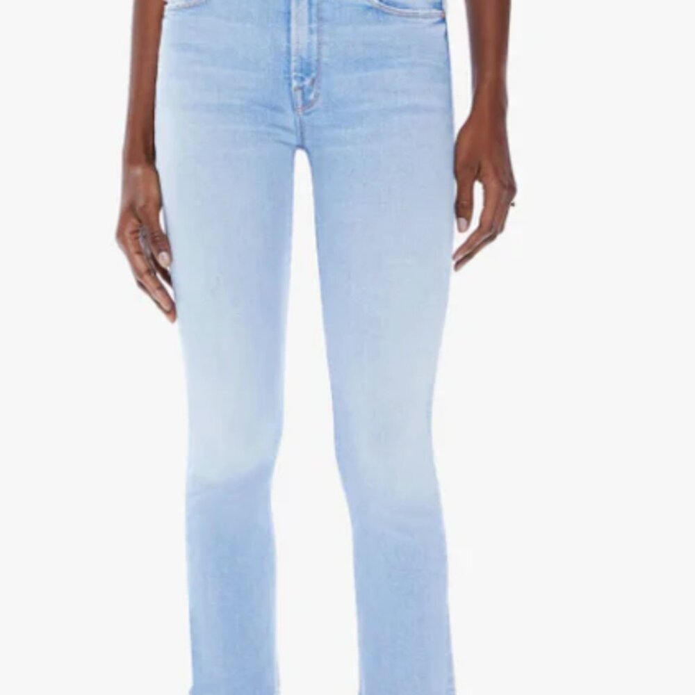 MOTHER - The Mid Rise Dazzler Crop Fray - Sun Kissed size 32